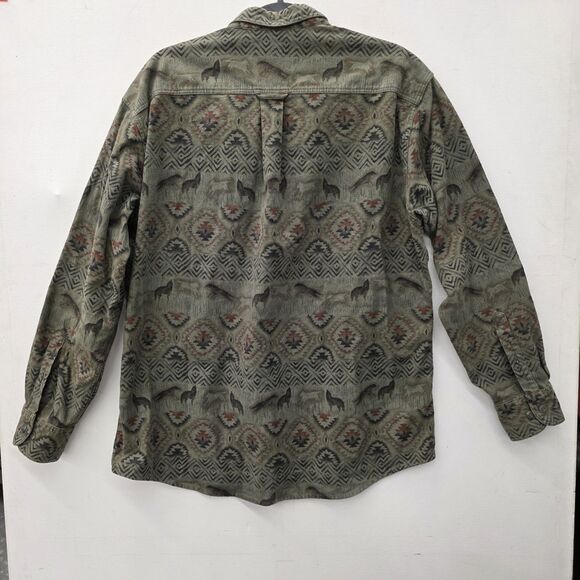 Cabelas Deerskin Soft Chamois Long Sleeve Button Down Size Large Vintage - Picture 8 of 12